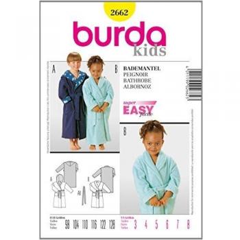 Burda Patrón 2662 Kids Albornoz