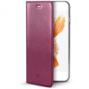 Celly AIRPELLE801PK - Funda de Cuero para Apple iPhone 7 Plus, Rosa