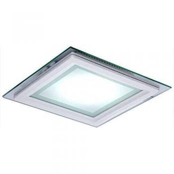 Greenice | Foco Downlight LED Cuadrado LED con Cristal 200X200Mm 18W 1500Lm 30.000H | Blanco Frío
