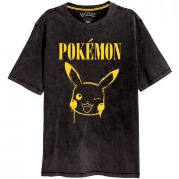 Camiseta Oficial Pokémon Pikachu Alta Calidad 100% Algodón Talla L