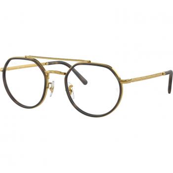 Ray-Ban RX3765V 3086 Gold Prescription Glasses for Men