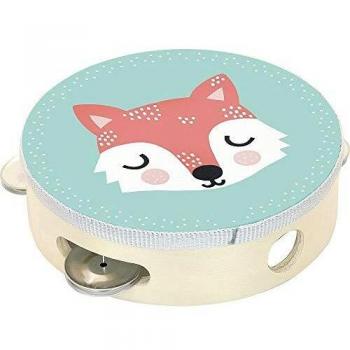 Vilac- Tambourin Renard Michelle Carlslund Accesorios para Instrumentos para niños, Multicolor