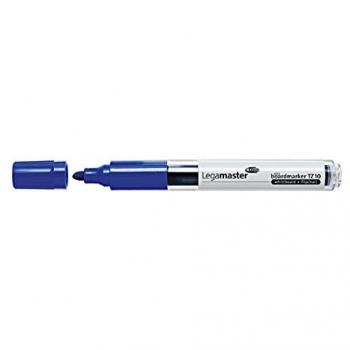 Caja de 10 Rotuladores Legamaster Boardmarker Plus TZ10 Azules