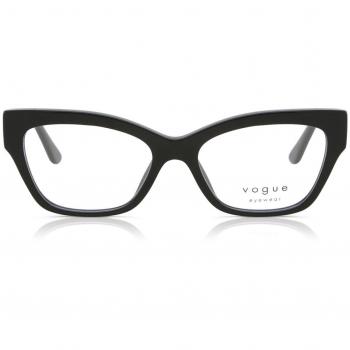 Vogue Eyewear VO5523 W44 Women's Eyeglasses Black Size 52 (Frame Only) - Blue Light Block Available
