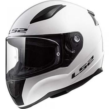 LS2 Rapid Mini Casco de Moto, Unisex, White, Medium