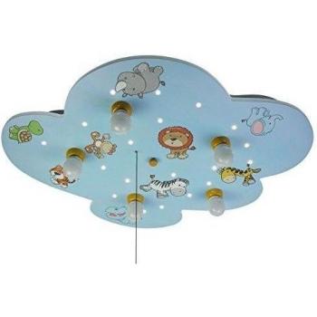 Niermann Standby Luz de Techo de la Nube XXL, diseño de la Fauna E14, 40 W, Multicolor