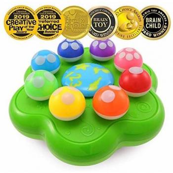 BEST LEARNING Mushroom Garden - Interactive Educational Light-Up Toddler Toys for 1 to 3 Years Old Infants & Toddlers - Colours, Numbers, Games & Music for Kids