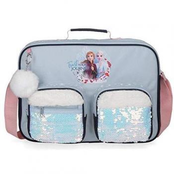 Disney Cartera Escolar Frozen Trust Your Journey, Azul