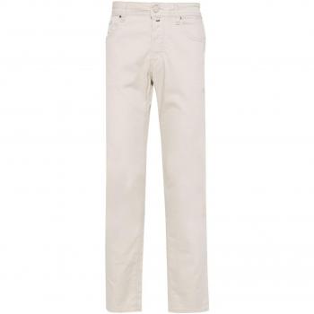 Jacob Cohen Men's Bard Slim Fit Jeans in Beige | Size 38 | UQE0436S3756A80