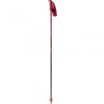 ATOMIC Redster 1 Par de Bastones de esquí de competición, Carbono, Unisex, Rojo/Negro, 125 cm