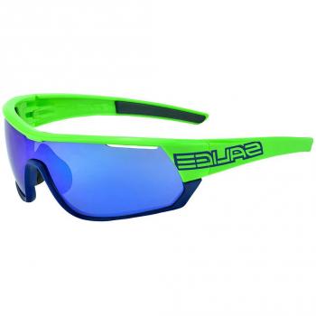 Salice 016 RWX VERDE/RW BLU Men's Sunglasses Blue Size Standard, unisex, Blue/Green, Cat Style, ONE SIZE