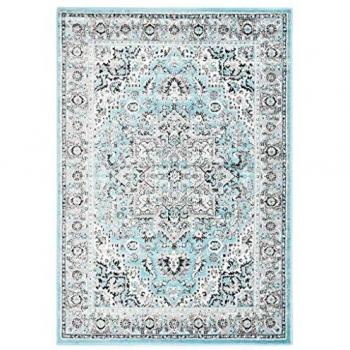 Tapis Bleu clair 160x230 cm PP