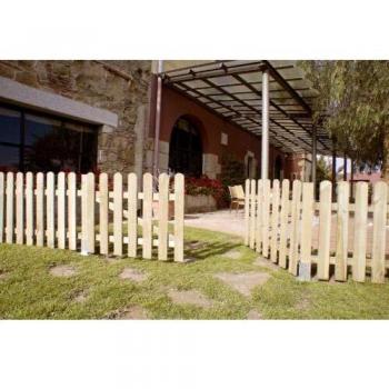 Intermas M115926 - Valla recta clasica madera 80 x 180 cm