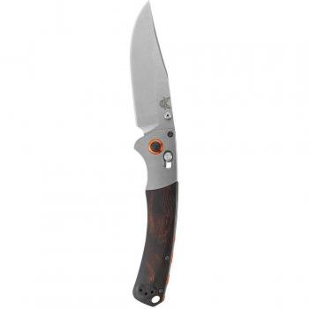 Benchmade 15080-2 Crooked River Wood Handle Folding Knife