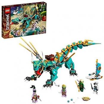 LEGO 71746 Ninjago Dragón de la Jungla, Juguete de construcción con Mini Figuras de Ninja Lloyd y Zane para Niños de +8 años