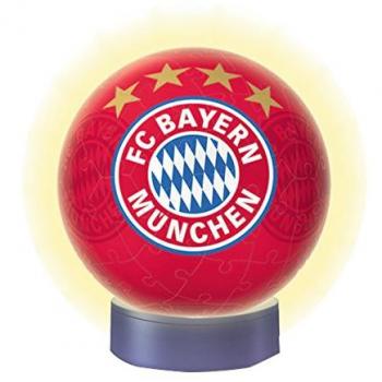 Ravensburger 3D Puzzle Ball Night Light - FC Bayern Munich - 72 Pieces