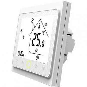 Termostato Inteligente para caldera de gas/agua,Termostato Calefaccion Wifi Pantalla LCD