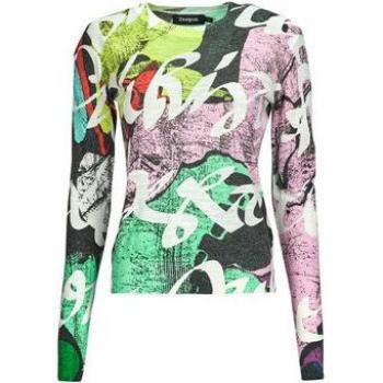 Desigual FOTINBLACK PULL Women's Sweater in Multicolour