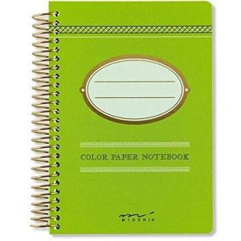 Midori Colour Notebook - Cuaderno, color verde