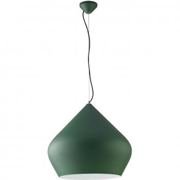 Lámpara Colgante Tholos Verde Domo E27 45-201 cm