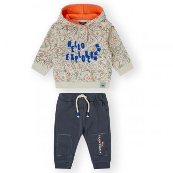 Conjunto de bebé niño en beige con capucha Canada House