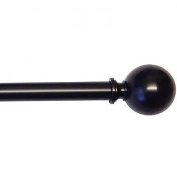 debel 2719401 90 – 160 cm Metal Tubby – Barra de Cortina, Color Blanco/Dorado Parent, Negro, 90-160 cm