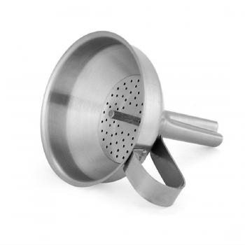Embudos de Cocina de acero inoxidable con filtro extraíble, 8 cm