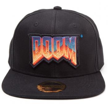 Doom Cap Logo Snapback Black
