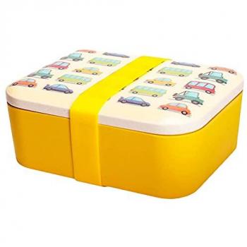 Sandwichera Eco Melamina 700ml con Goma - Diseño Coches - Robusta y Resistente - Water Revolution