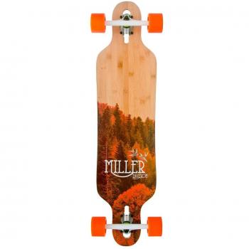 Miller Division Physis 38 Zoll Longboard, Unisex, Marrón Madera