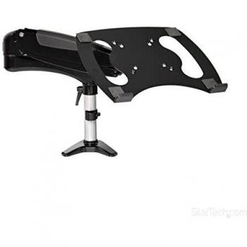 StarTech.com Desk Mount Laptop Arm - Full Motion Articulating Arm for Laptop or Single 34 Monitor - VESA Mount Laptop Tray Bracket - Ergonomic Adjustable Notebook Stand - Desk-Clamp