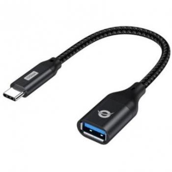 Adaptador Conceptronic OTG USB-C a USB 3.2 de 0.2m