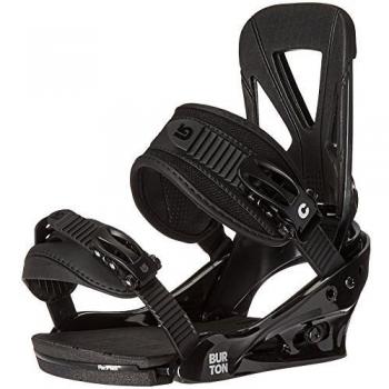 Burton Custom Fijaciones de Snowboard, Hombres, Black, M