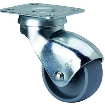 Rueda giratoria plastico gris 30016 alex