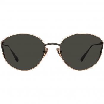 Linda Farrow FIELDER LFL1455 C1 Women’s Sunglasses Gold Size 61