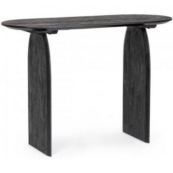 Consola Negra de Madera 110x45x76 cm