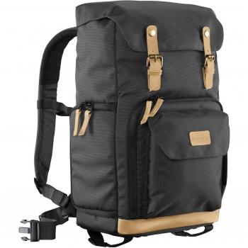 Mantona - Mochila con Aplicaciones de Piel