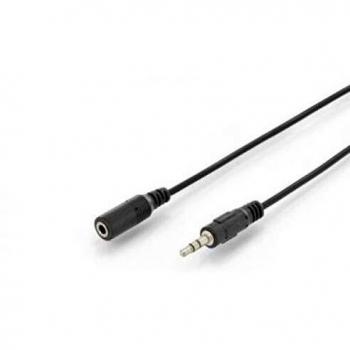 Digitus 1.5m 2x3.5mm cable de audio 15 m 35mm Negro