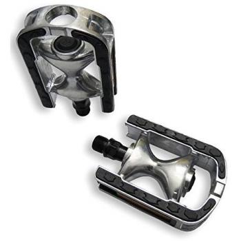 Diverse Pedal Sport 9/16 Plata/Negro