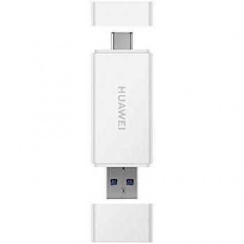 Huawei 4071769 - Lector de Tarjetas Nano Memory Card, con Lector Micro SD y conexión USB Tipo C y Tipo B