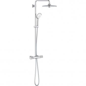 Grohe Euphoria System 260 Thermostatic Shower System with Wall Mount