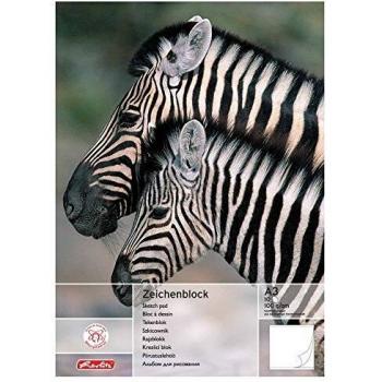 Bloc de dibujo Herlitz A3, 100 g/m², 10 hojas, motivos surtidos