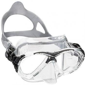 Cressi Eyes Evolution Crystal - Gafas de buceo transparente clear/schwarz Talla:medium