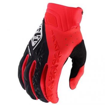 Guantes de motocross Troy Lee Designs SE Pro - Negro Rojo (XL)