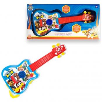 Guitarra Infantil Claudio Reig 2545 con diseño de Paw Patrol, cuerpo de madera, cuerdas de nylon, tamaño adecuado para niños, incluye afinador y púas