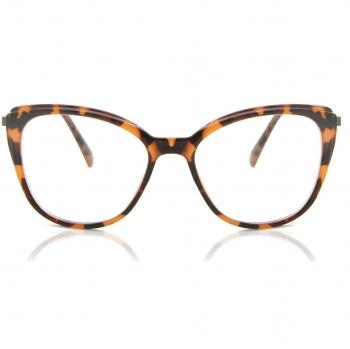 Cat Eye Full Rim Plastic Women’s Prescription Glasses - Tortoiseshell - Size 51 - Blue Light Block Available - SmartBuy Collection
