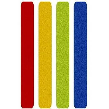 Mediarange - Hook and loop cable ties 16x215 mm, 5 pieces in different colours