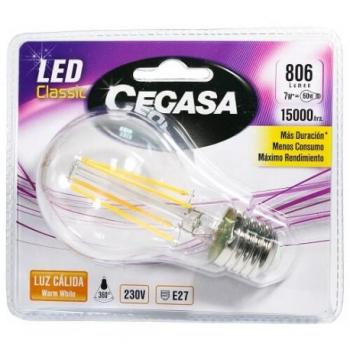 Bombilla LED Estándar 7W E27 806 Lúmenes Cegasa 1 Unidad