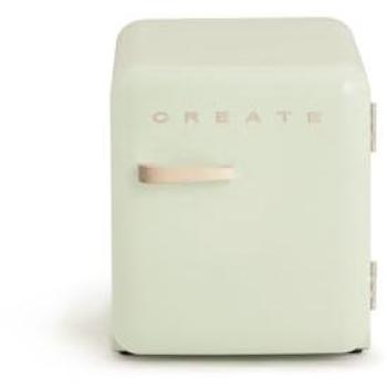 Frigorífico Mini Retro 48L Eco Amigable R600a Verde/Beige