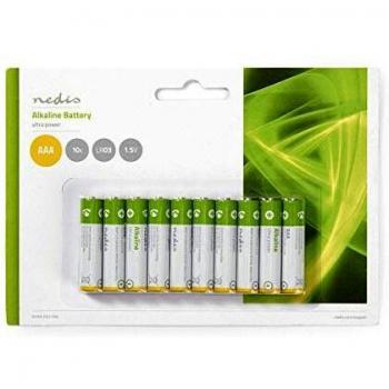 Nedis BAAKLR0310BL Pila Alcalina AAA | 1,5 V | 10 Unidades | Estuche